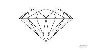 Diamond coin Free 3D model