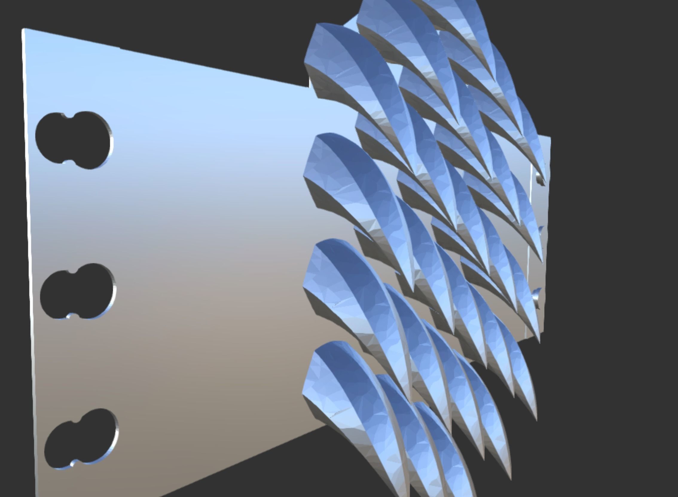 Flexible Spiked Bracer 3D print model_8