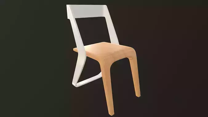 Modern Chair VR AR PBR