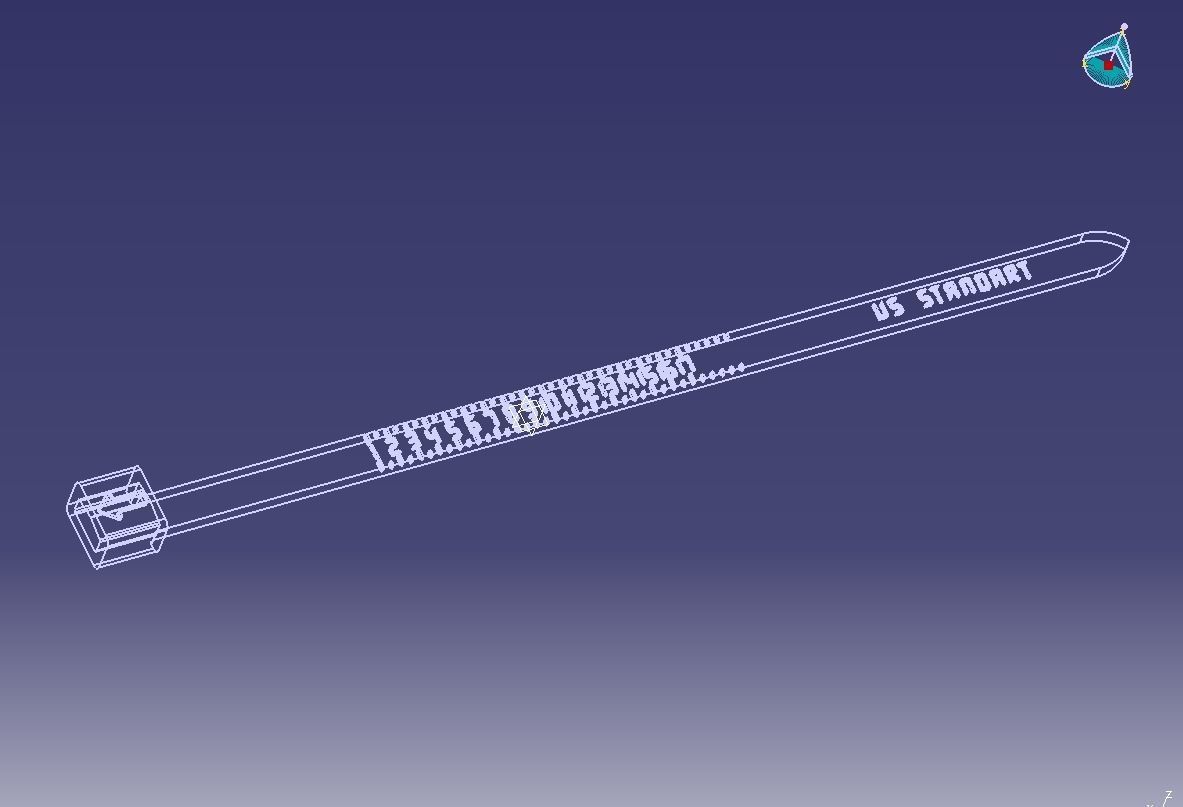 US Finger Ring Sizer  3D print model_15