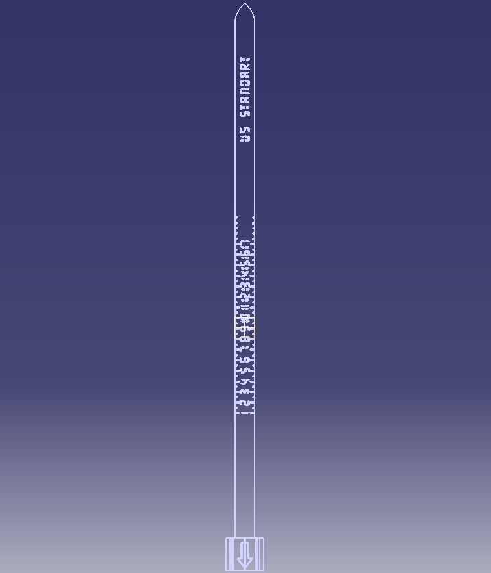 US Finger Ring Sizer  3D print model_26