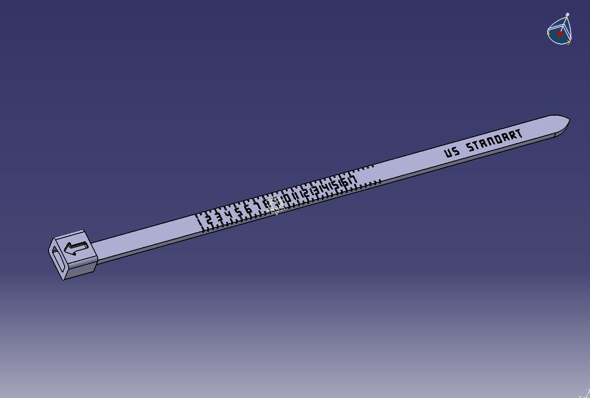 US Finger Ring Sizer  3D print model_14