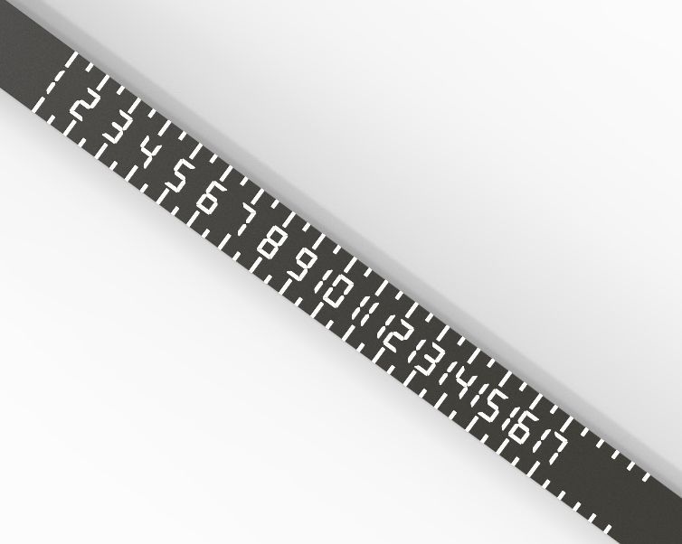 US Finger Ring Sizer  3D print model_3