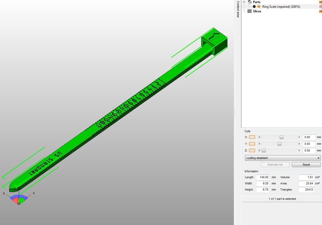 US Finger Ring Sizer  3D print model_33