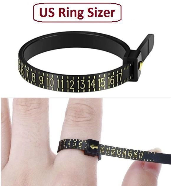US Finger Ring Sizer  3D print model_1