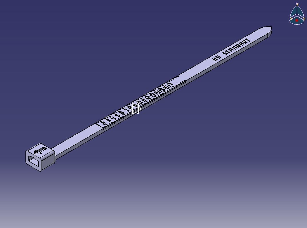 US Finger Ring Sizer  3D print model_10