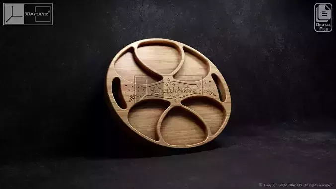 Party Tray 2 - CNC Files for Wood