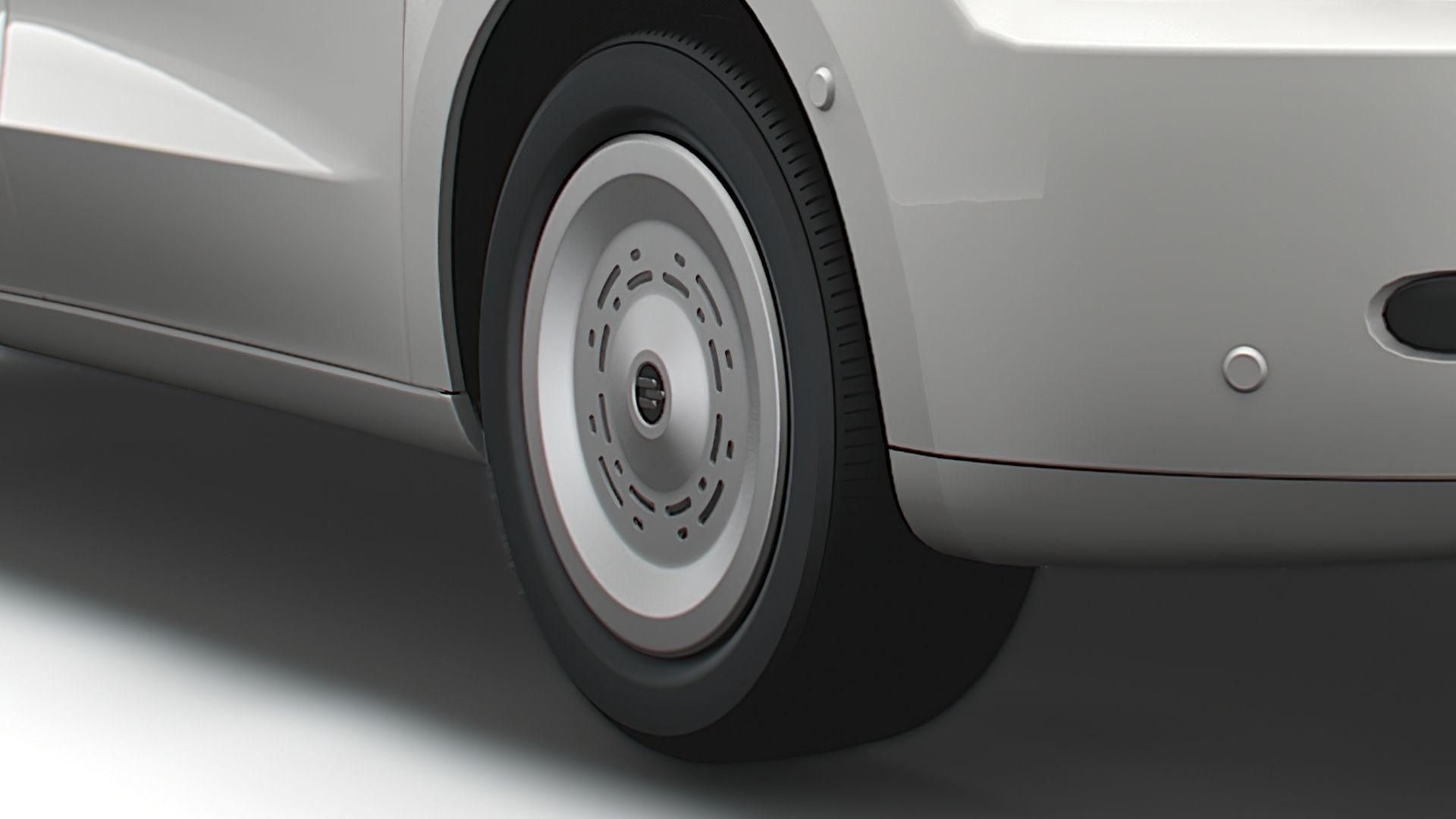 Generic EV Small Van 2023 wheel 3D model_1