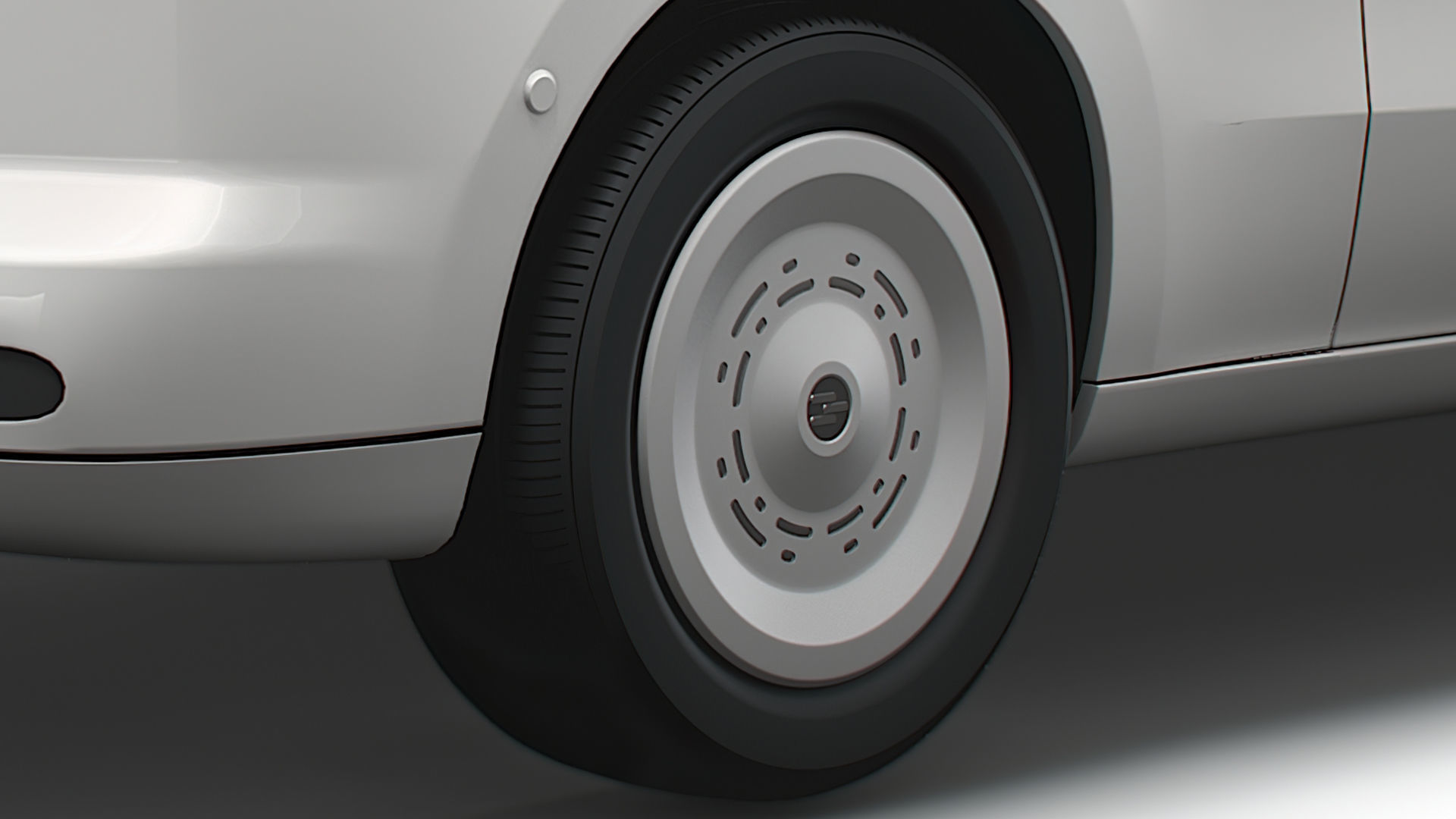 Generic EV Small Van 2023 wheel 3D model_2