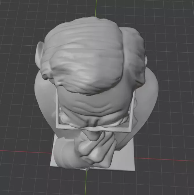 Isaac Asimov 3D print model_13