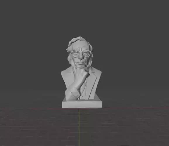 Isaac Asimov 3D print model