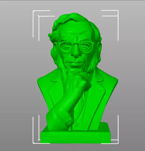 Isaac Asimov 3D print model_19