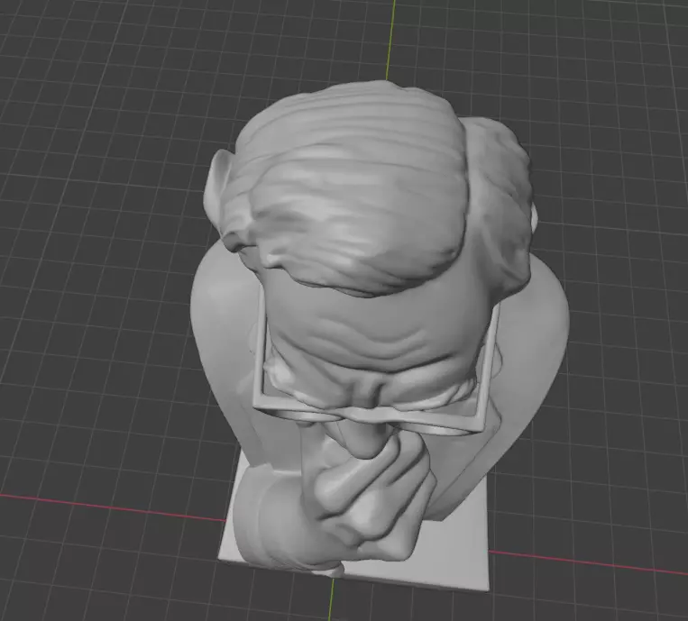 Isaac Asimov 3D print model_4