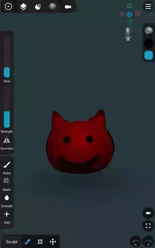Demon Fish 3D Model in Android