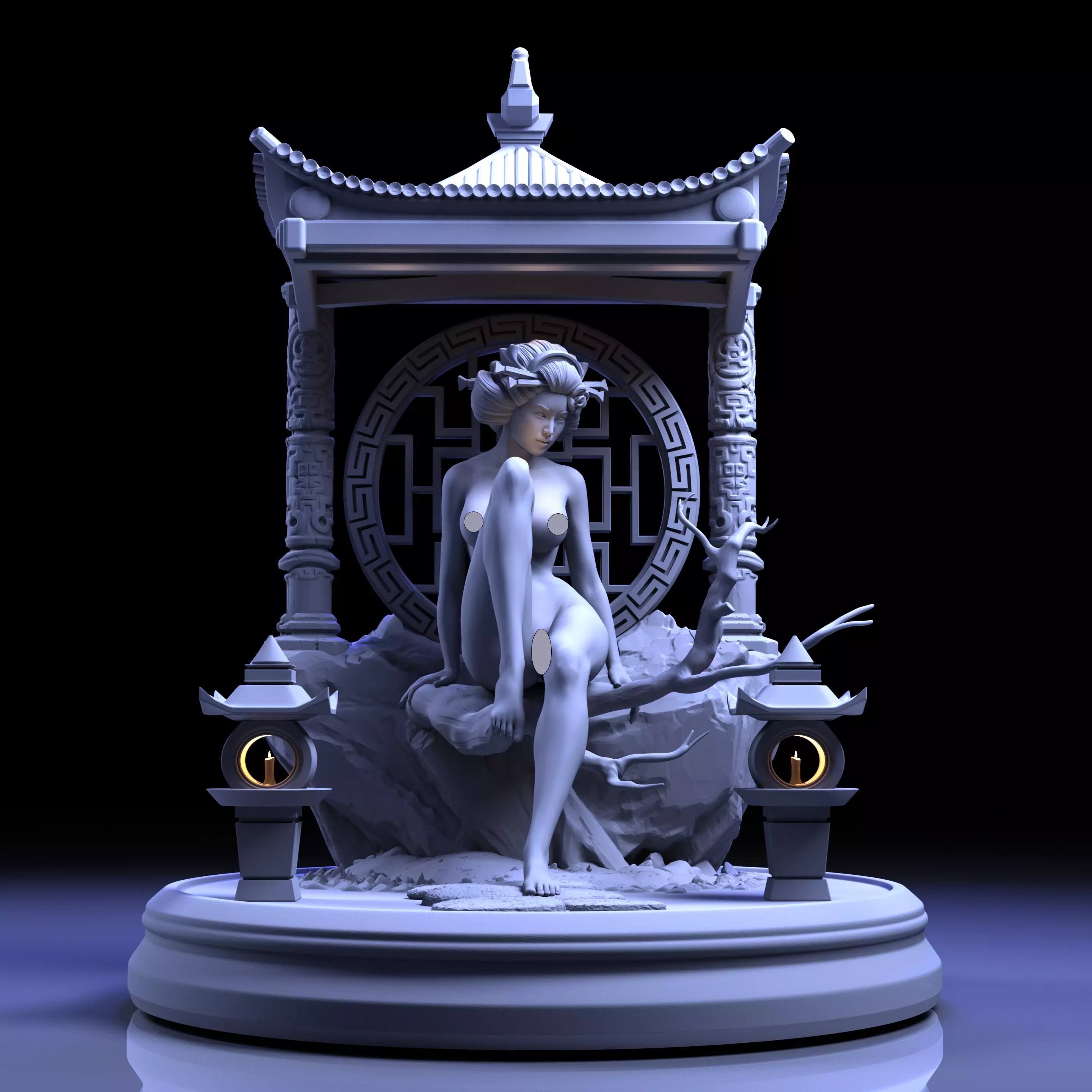 Geisha - Maiko 3D print model_0