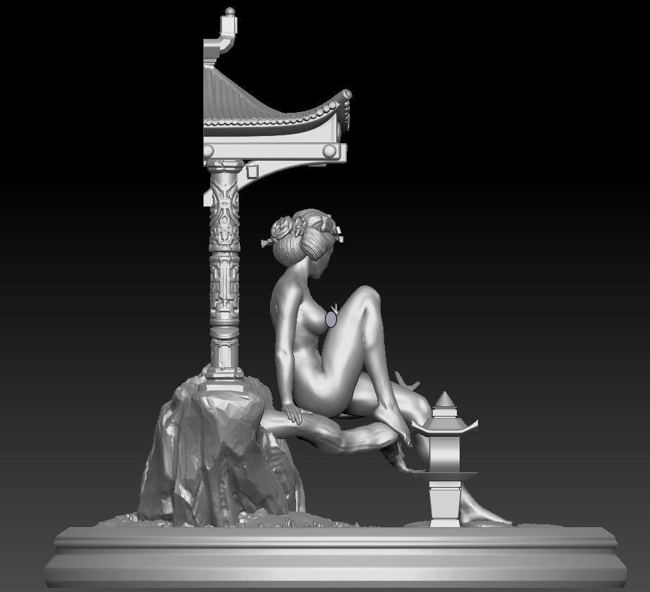 Geisha - Maiko 3D print model_6