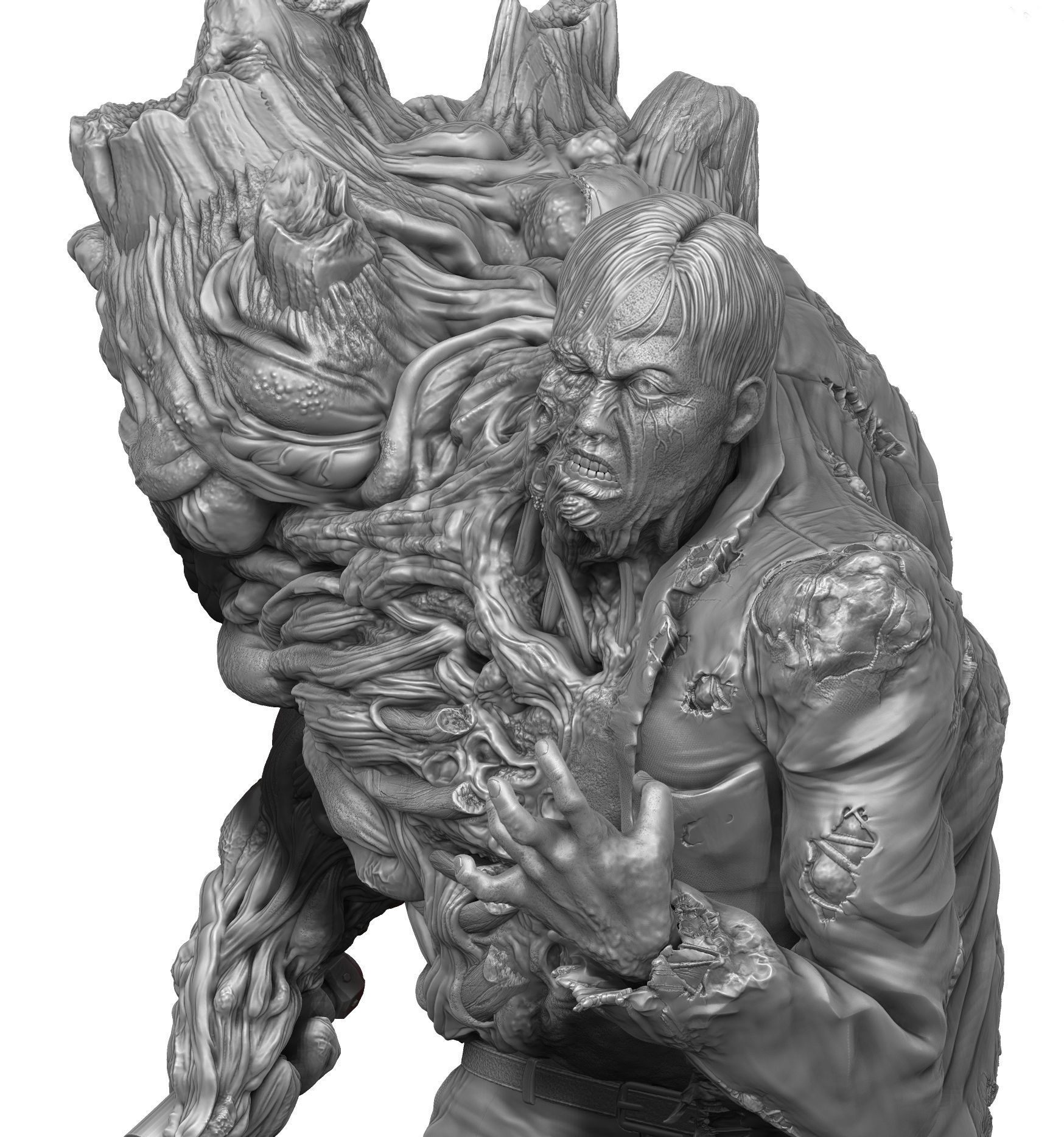 Resident Evil G1 stl file  3D print model_4