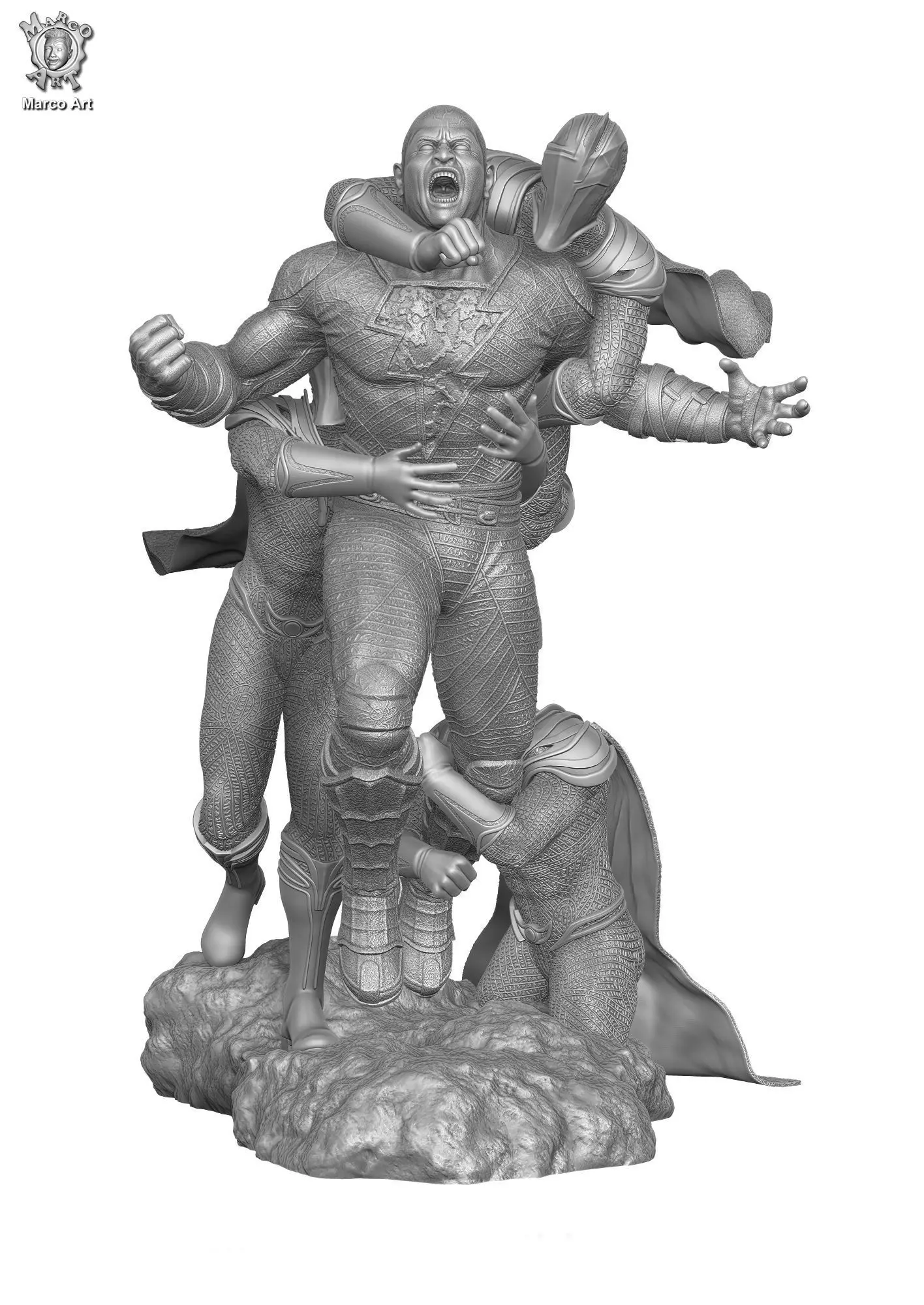 Black Adam  Doctor Fate stl file  3D print model_0