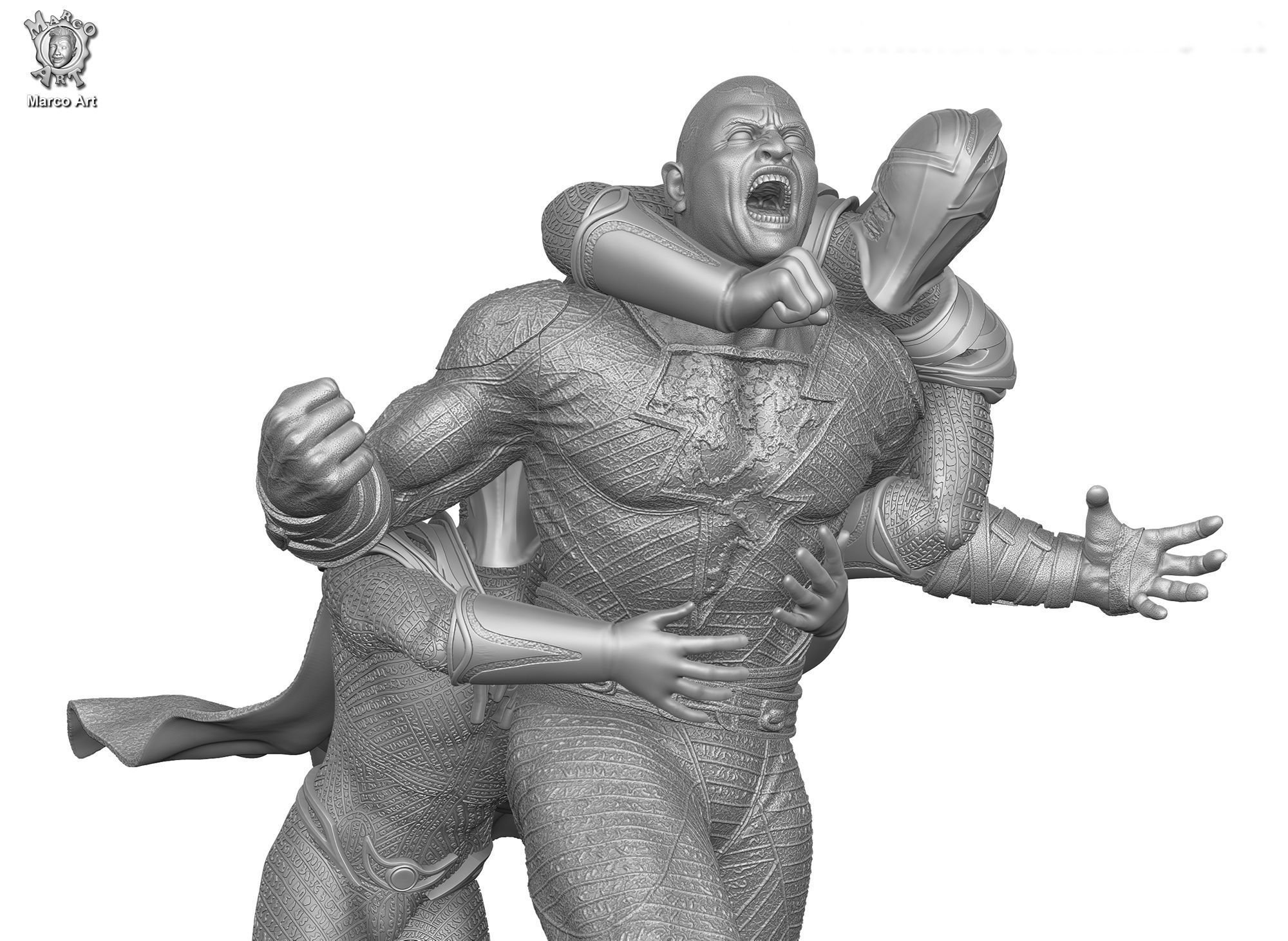 Black Adam  Doctor Fate stl file  3D print model_3