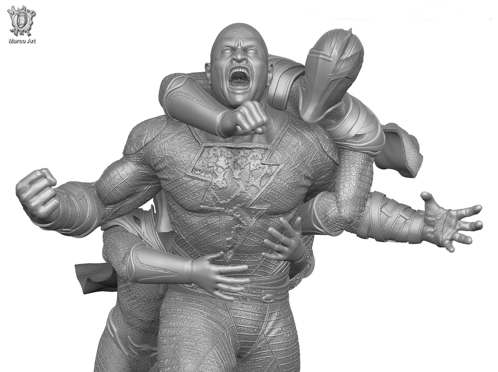 Black Adam  Doctor Fate stl file  3D print model_4