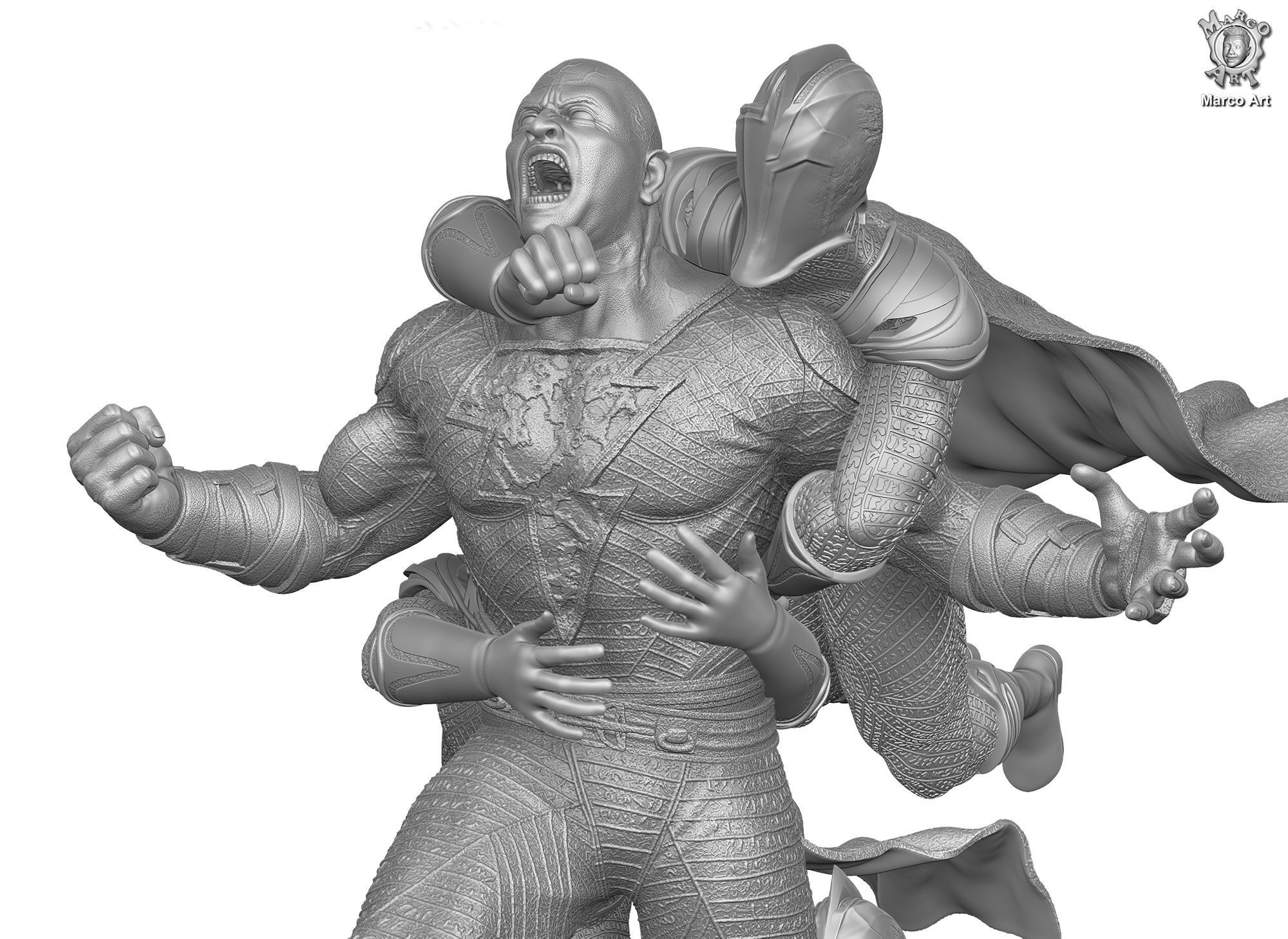 Black Adam  Doctor Fate stl file  3D print model_5