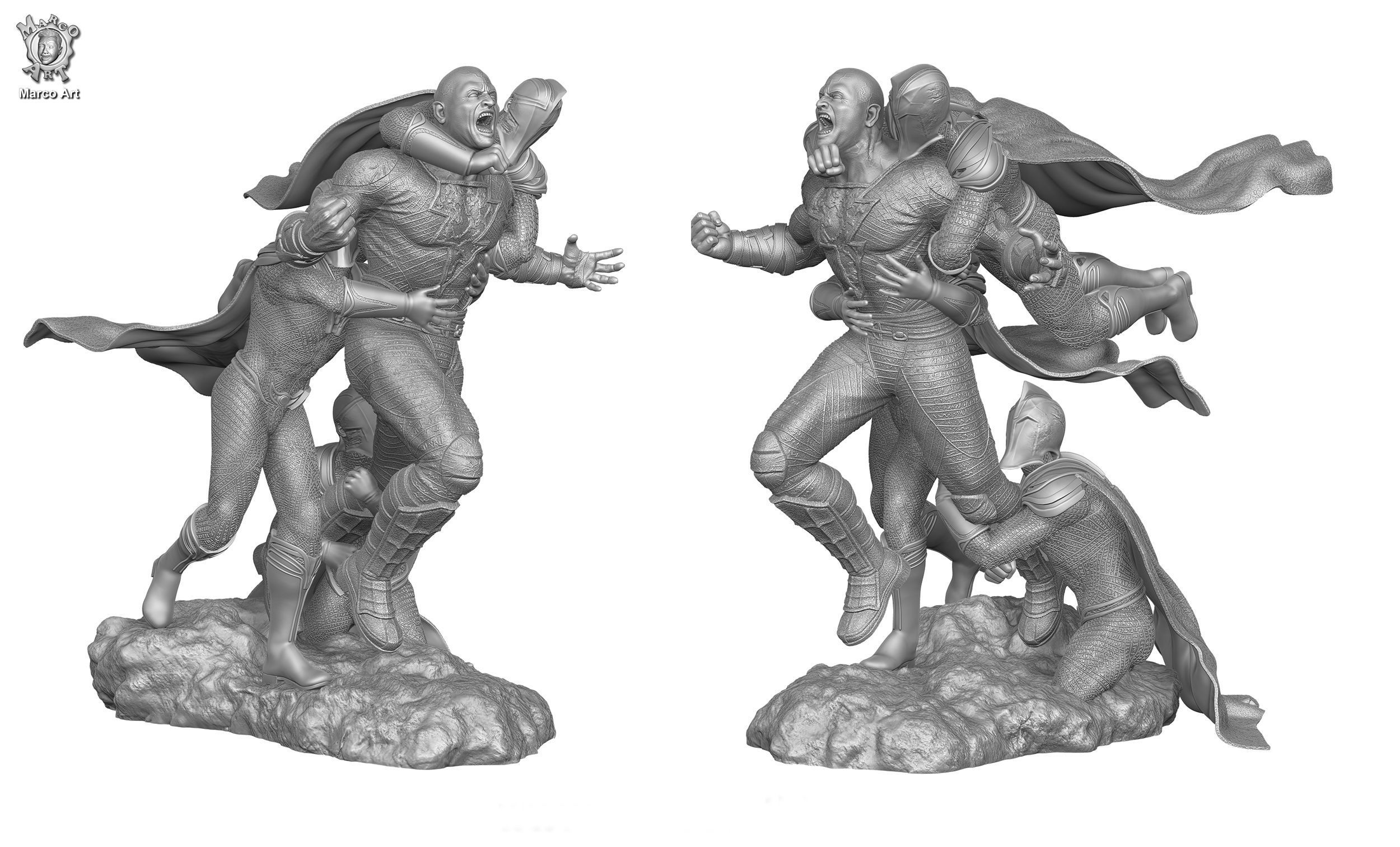 Black Adam  Doctor Fate stl file  3D print model_1