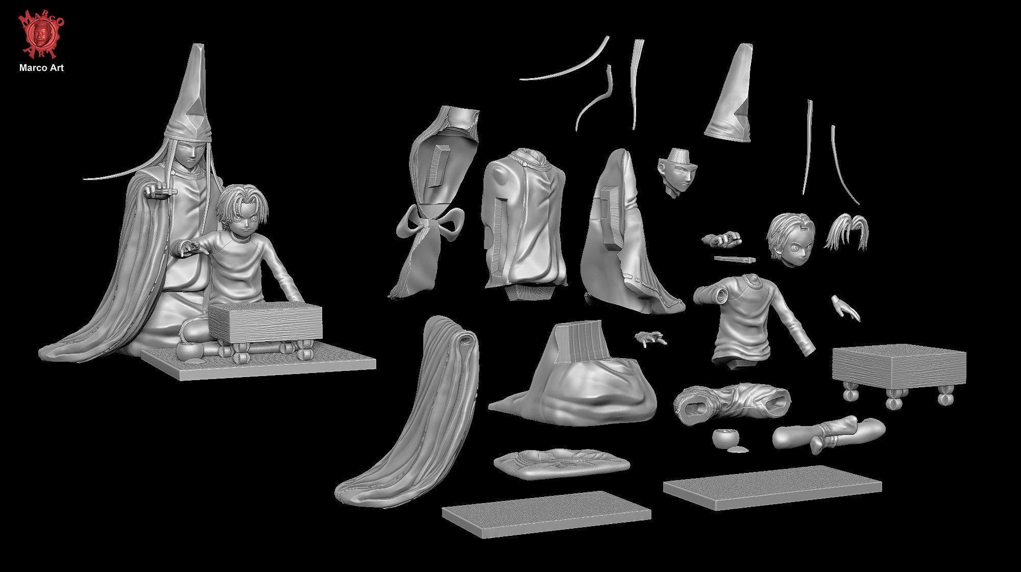 Hikaru No Go stl file 3D print model 3D print model_4