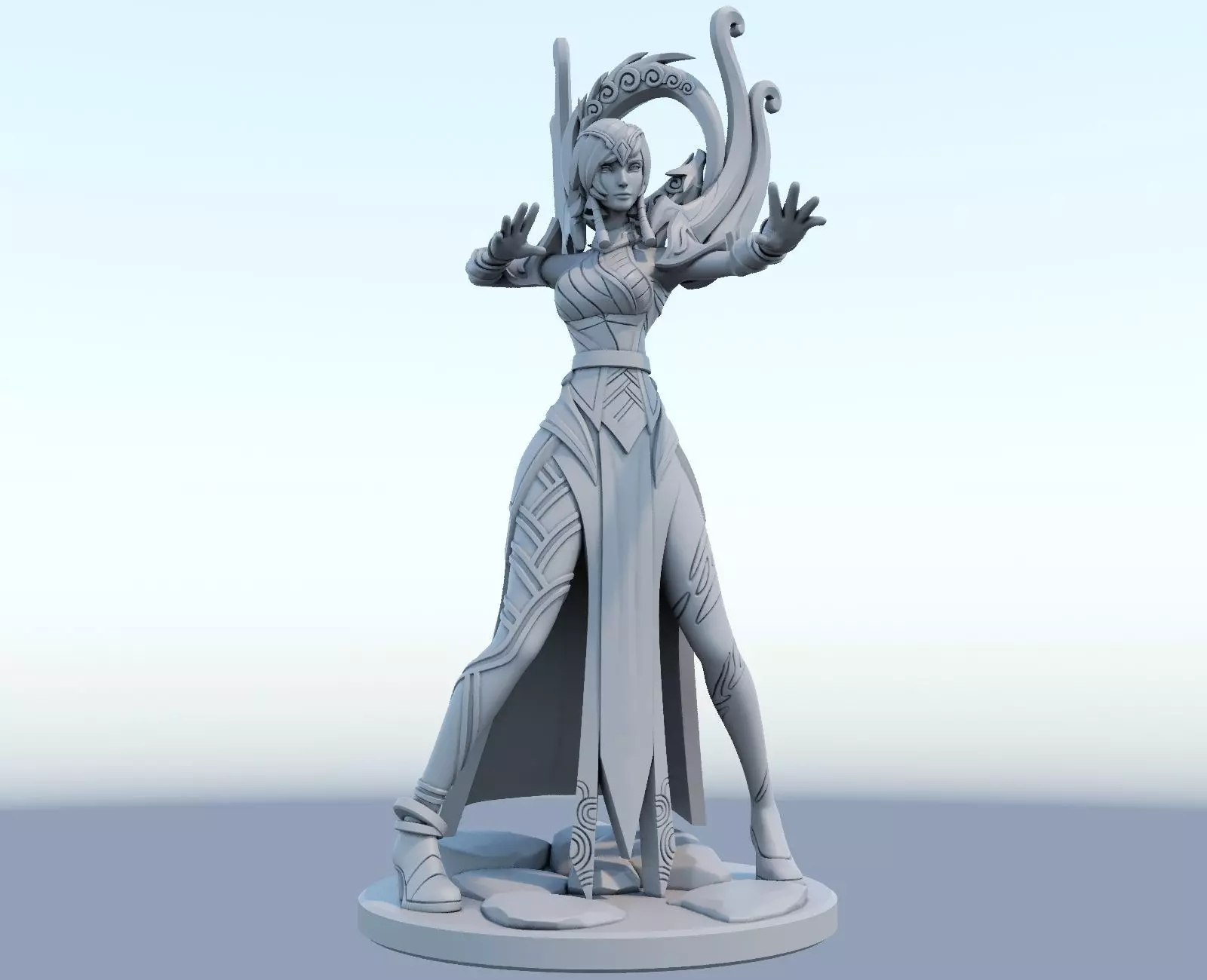 karma 3D Print Model from League of Legends 3D print model_0
