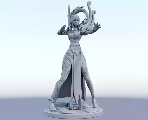 karma 3D Print Model from League of Legends 3D print model