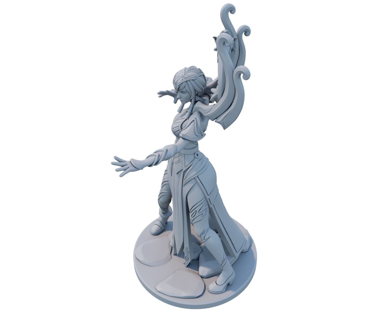 karma 3D Print Model from League of Legends 3D print model_1
