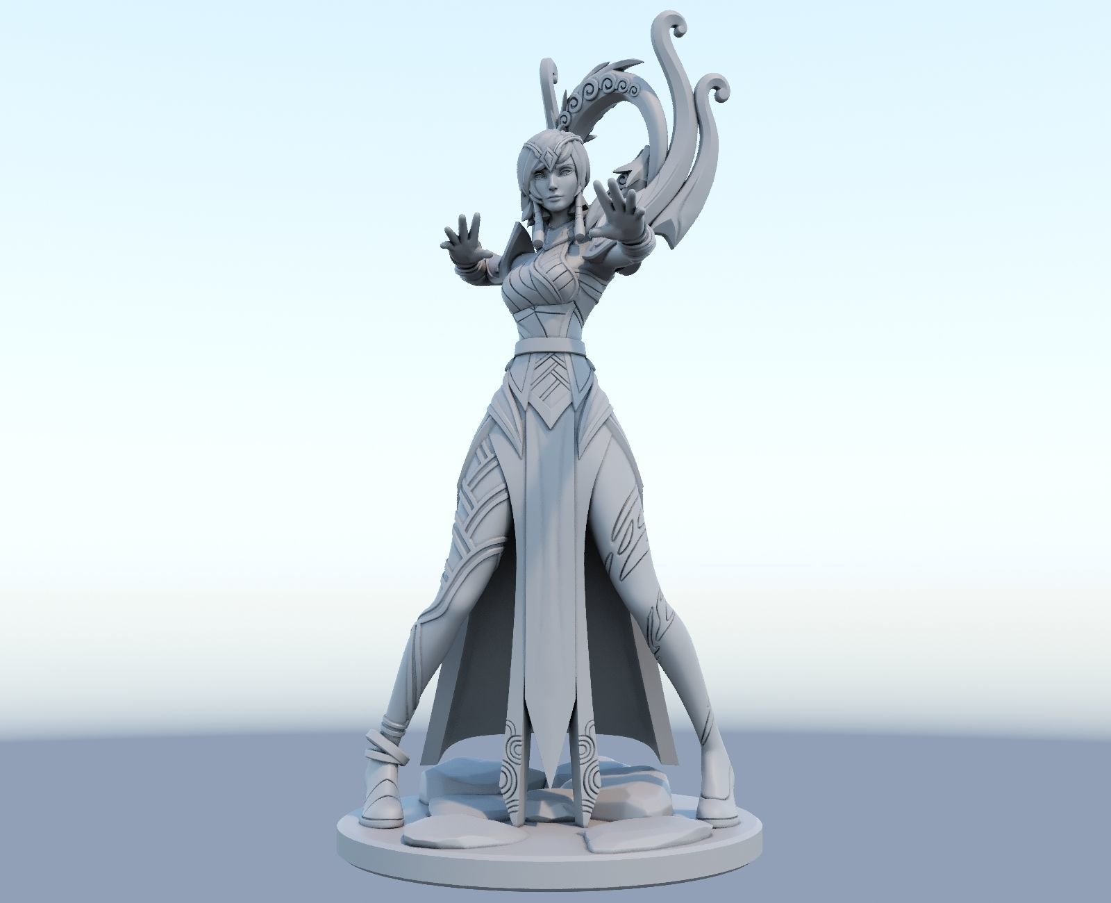 karma 3D Print Model from League of Legends 3D print model_4
