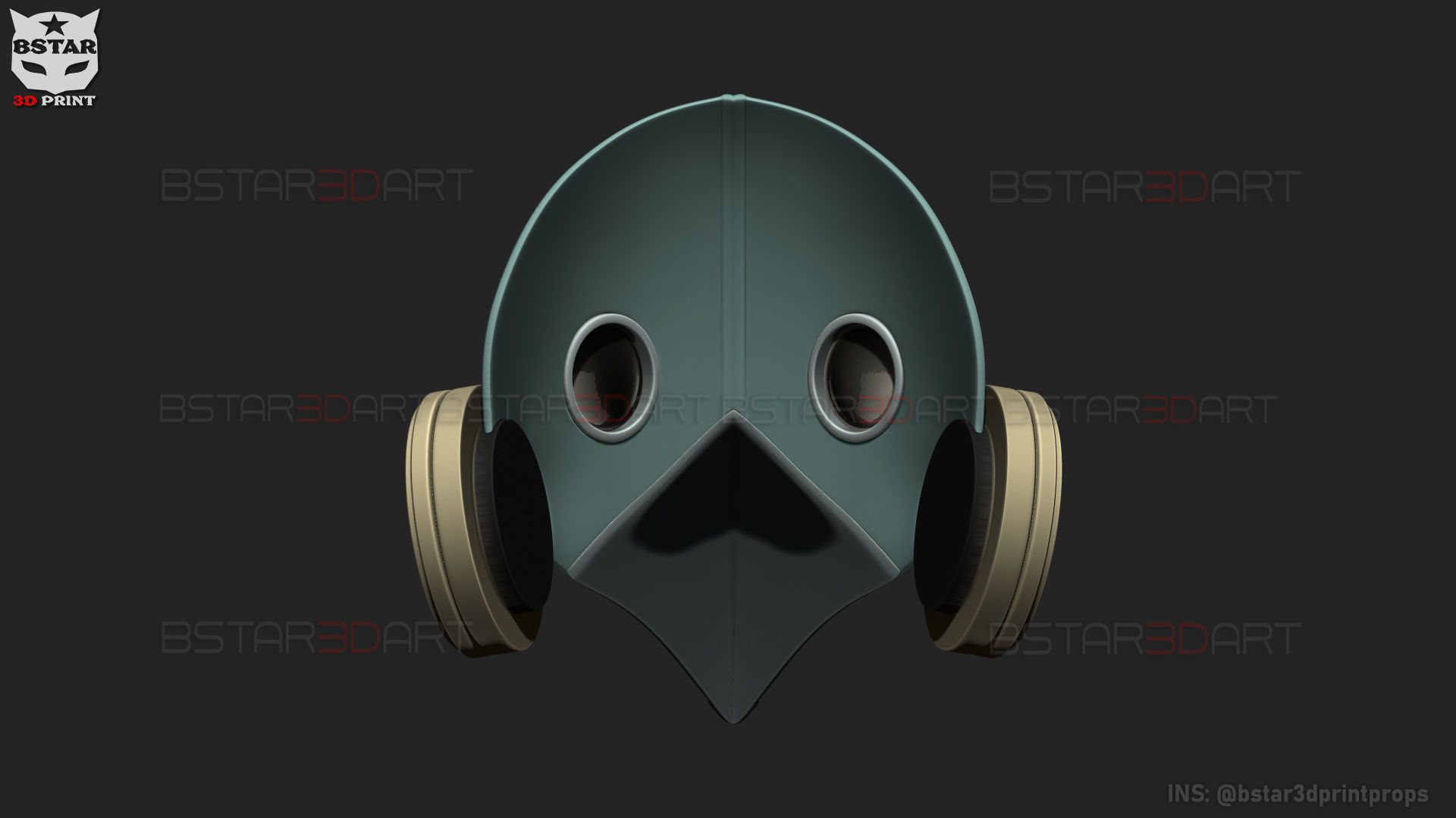 Galgali Mask - ChainsawMan Cosplay 3D print model_17