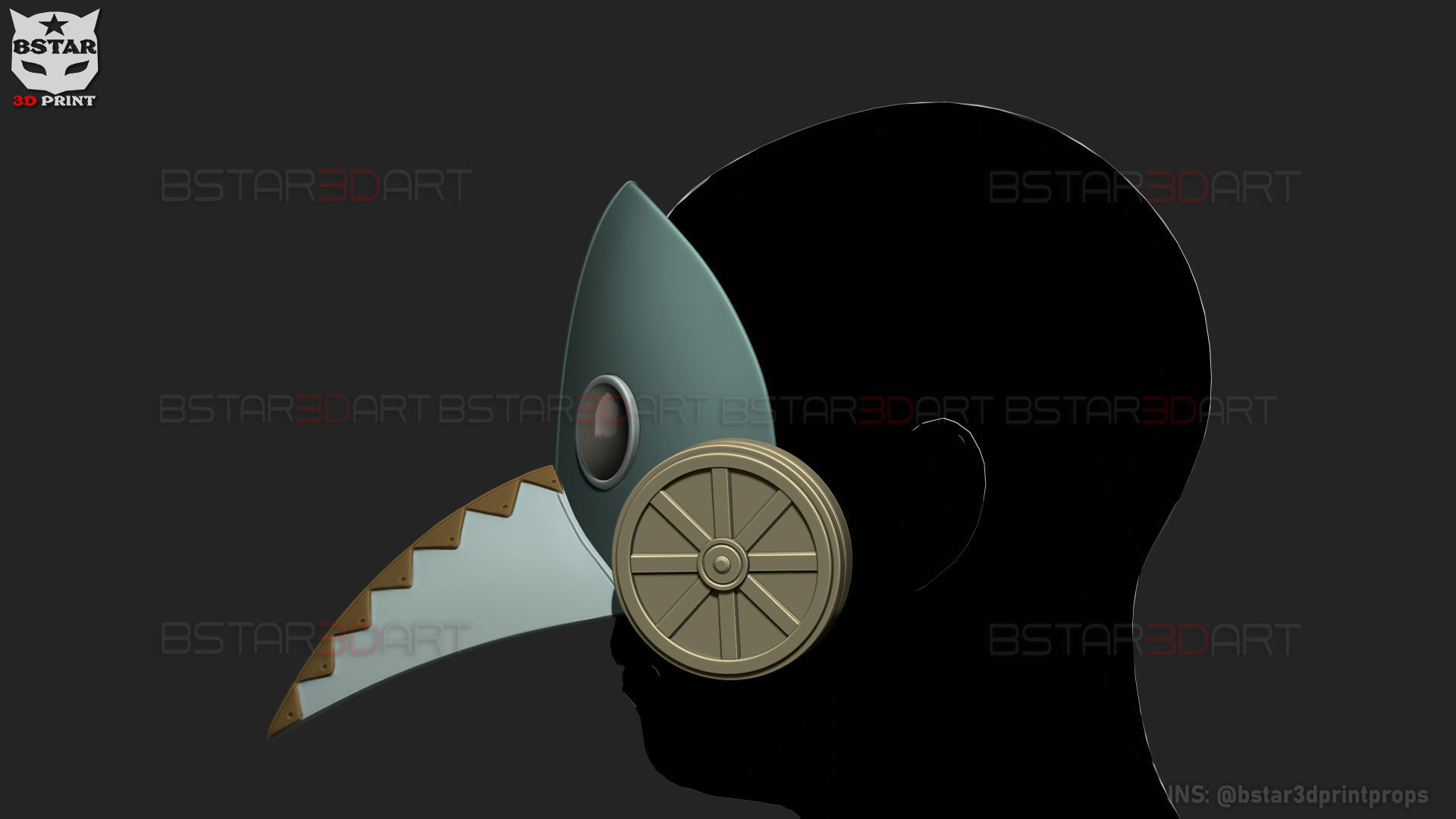 Galgali Mask - ChainsawMan Cosplay 3D print model_10