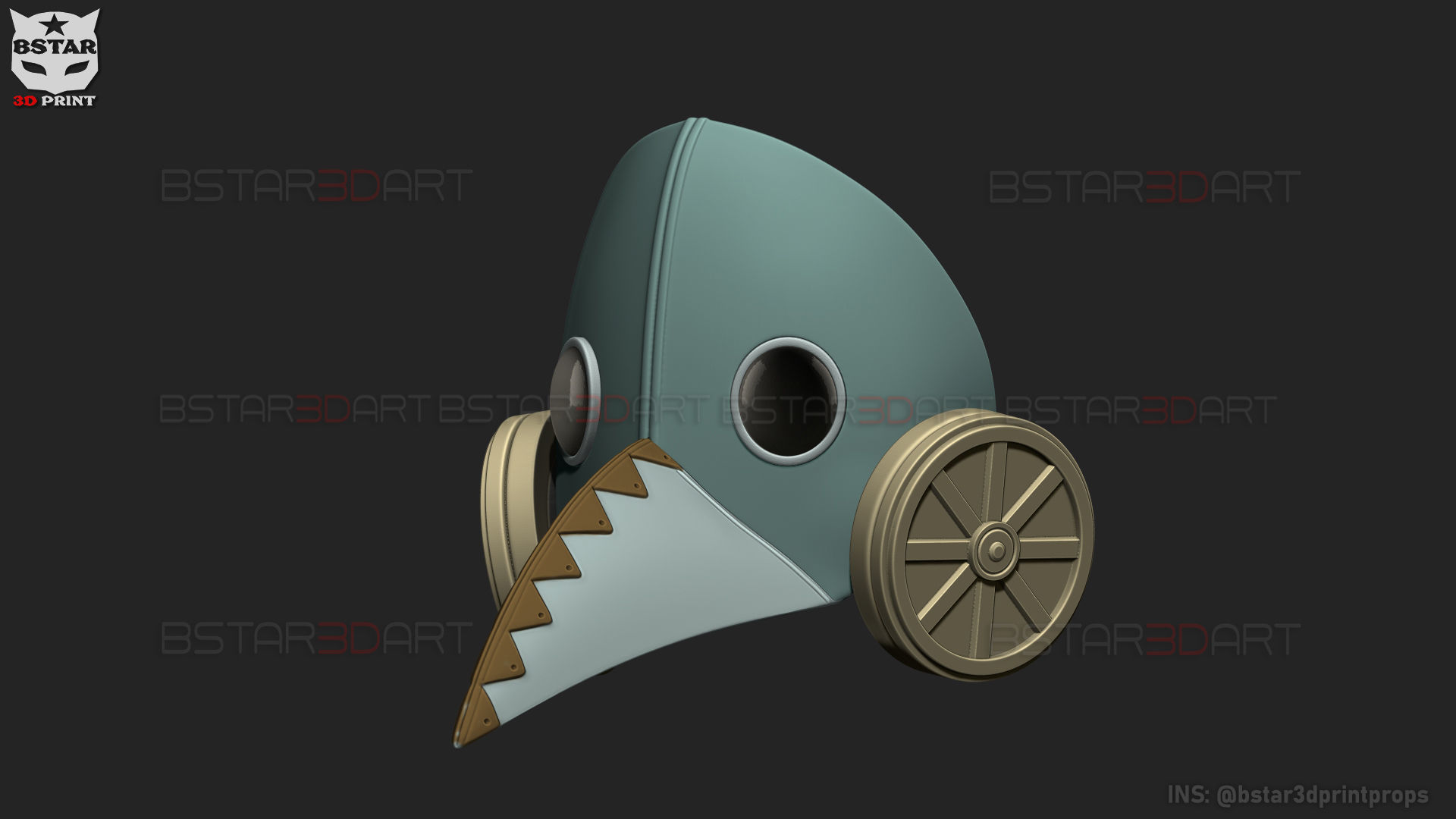 Galgali Mask - ChainsawMan Cosplay 3D print model_14