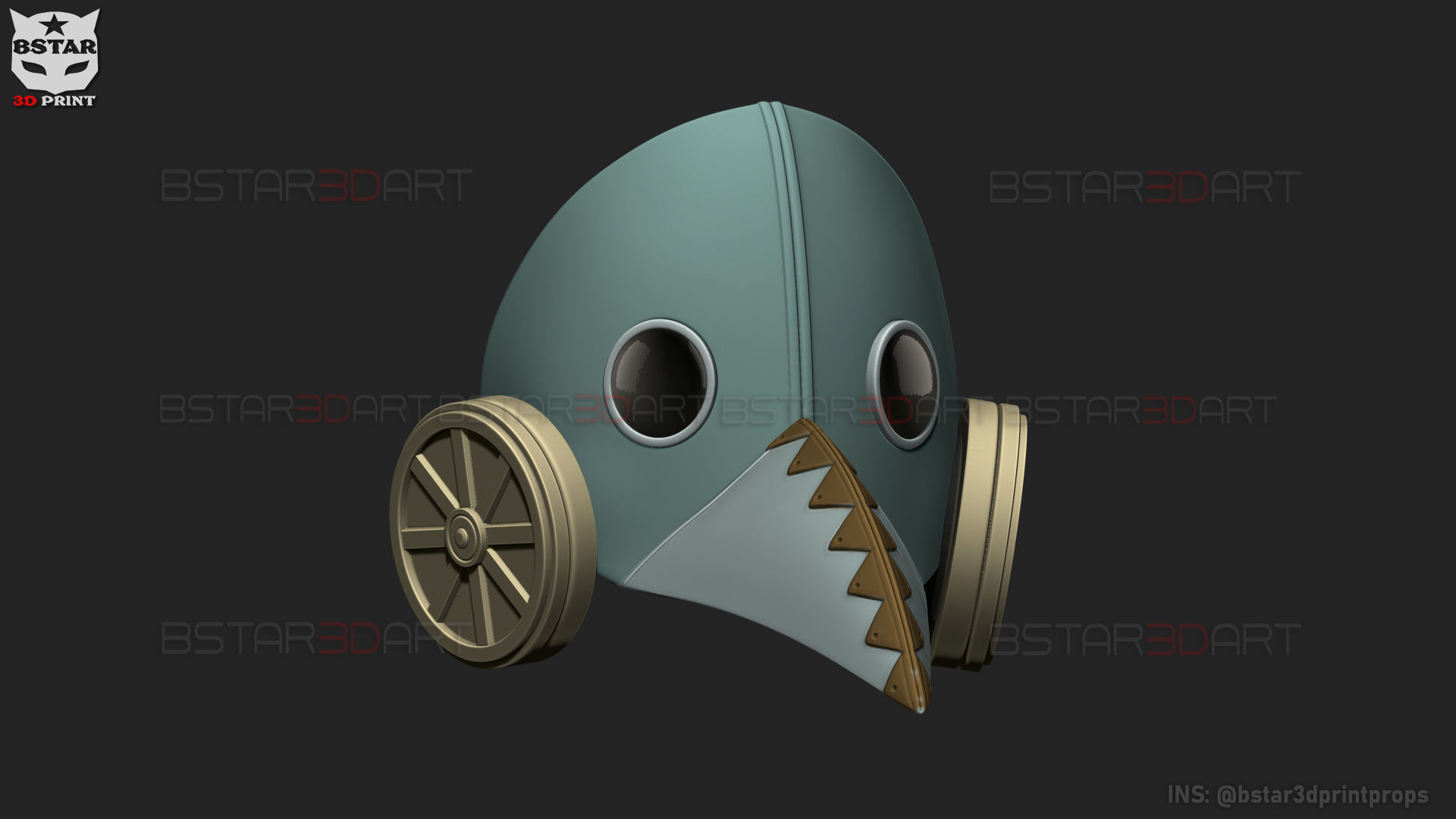 Galgali Mask - ChainsawMan Cosplay 3D print model_19