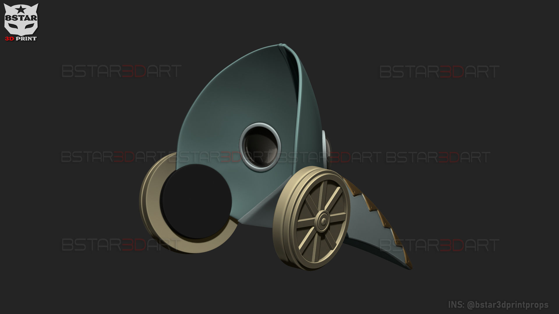 Galgali Mask - ChainsawMan Cosplay 3D print model_18