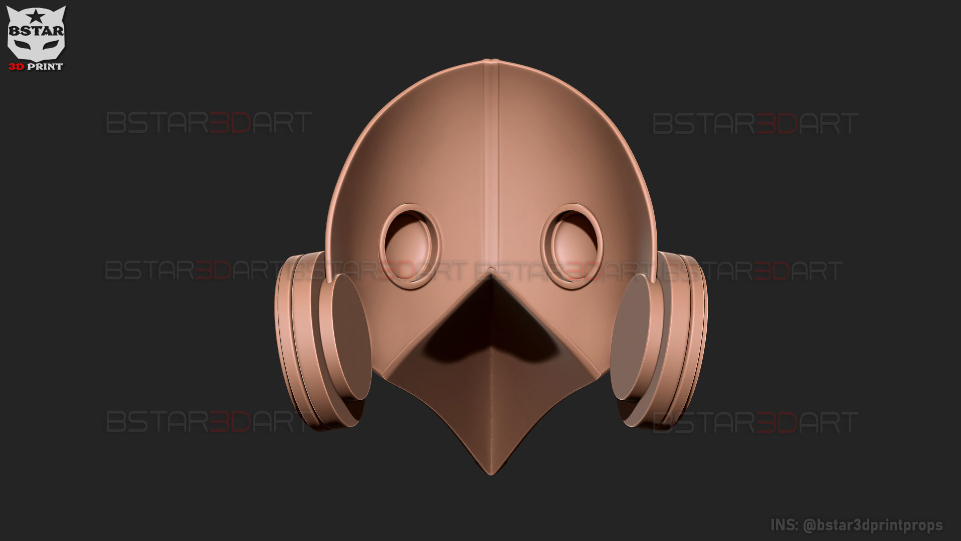 Galgali Mask - ChainsawMan Cosplay 3D print model_24