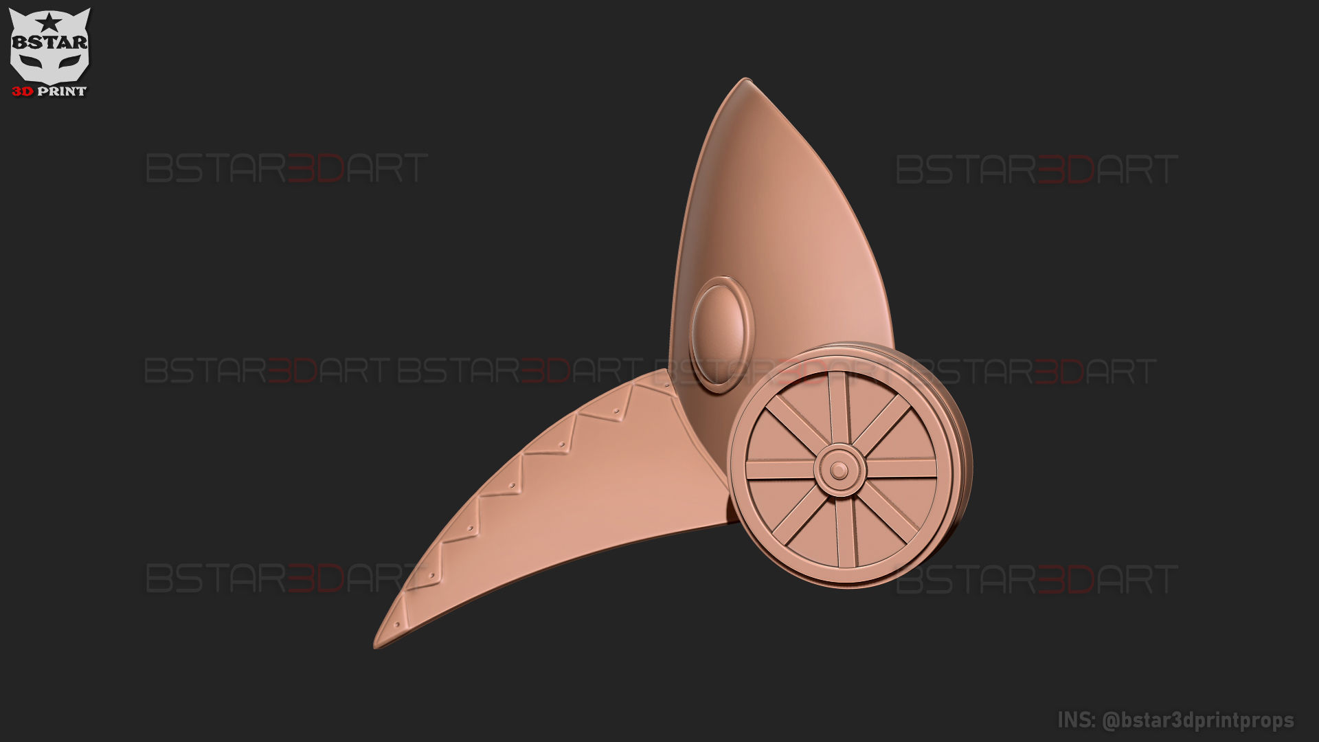 Galgali Mask - ChainsawMan Cosplay 3D print model_23