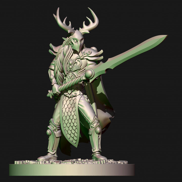 Wood elves Forest rangers 3D print model_12