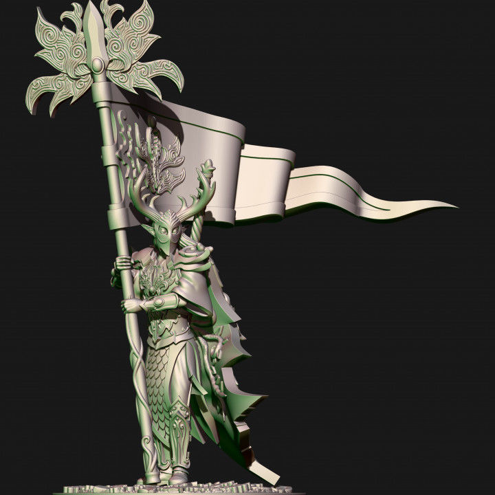 Wood elves Forest rangers 3D print model_9