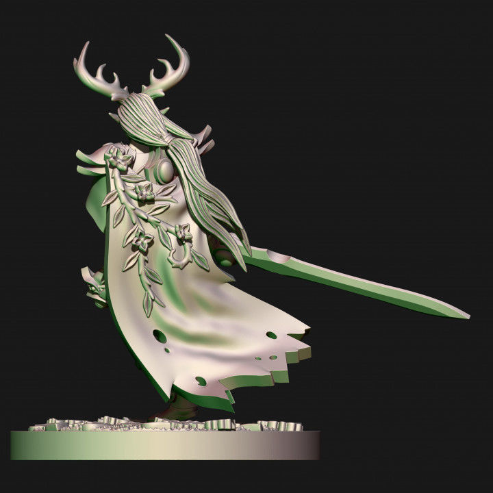 Wood elves Forest rangers 3D print model_13