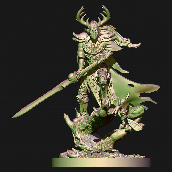 Wood elves Forest rangers 3D print model_6
