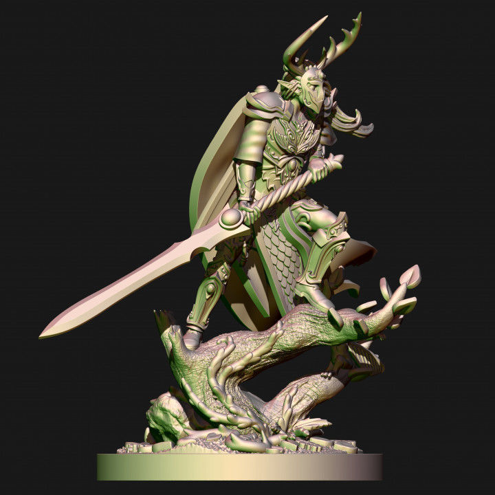Wood elves Forest rangers 3D print model_8