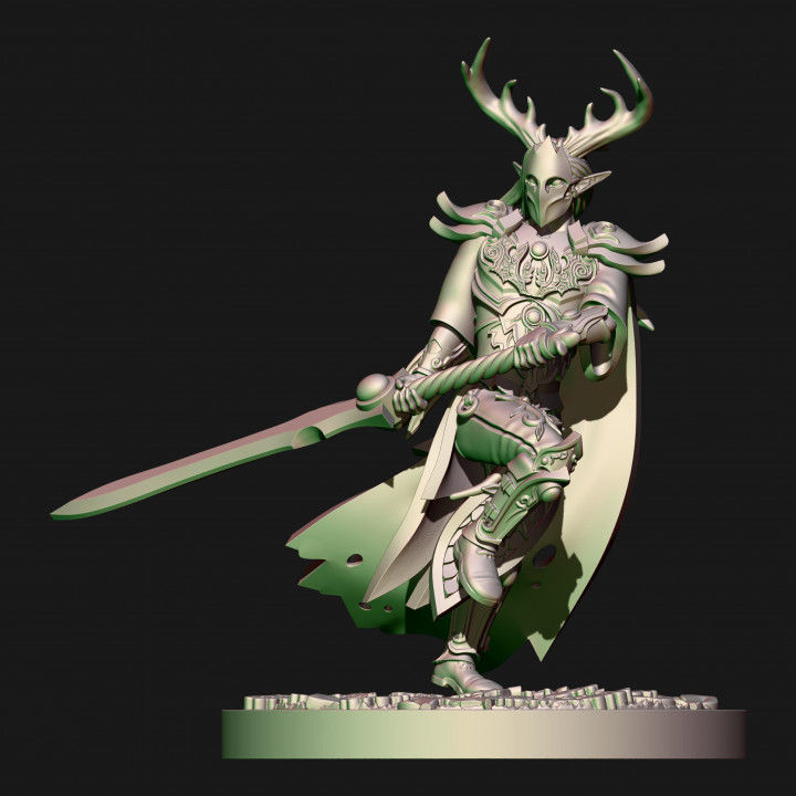 Wood elves Forest rangers 3D print model_4