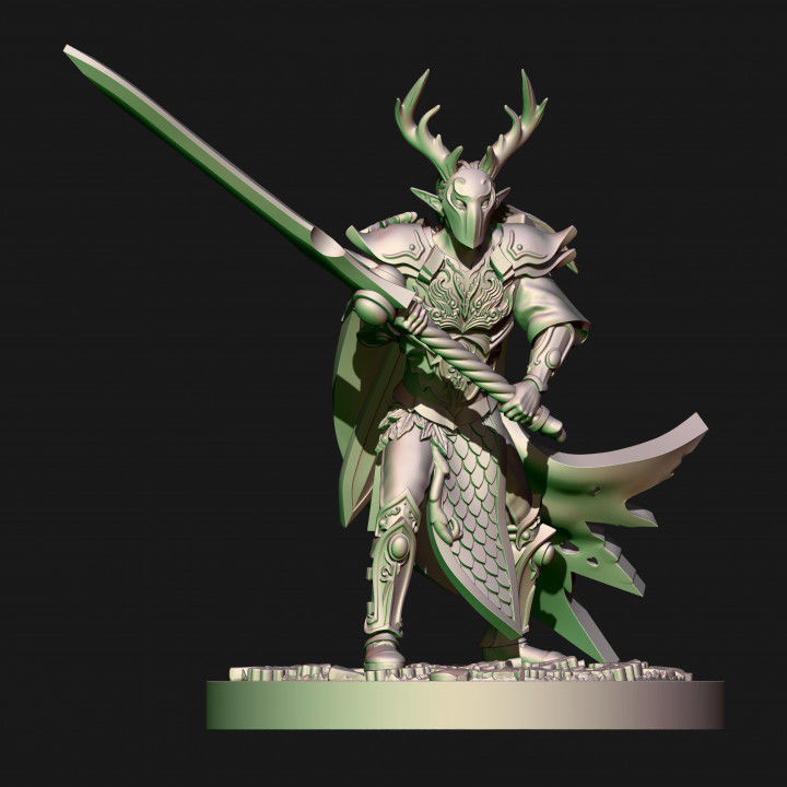 Wood elves Forest rangers 3D print model_10