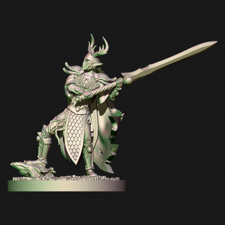 Wood elves Forest rangers 3D print model_3