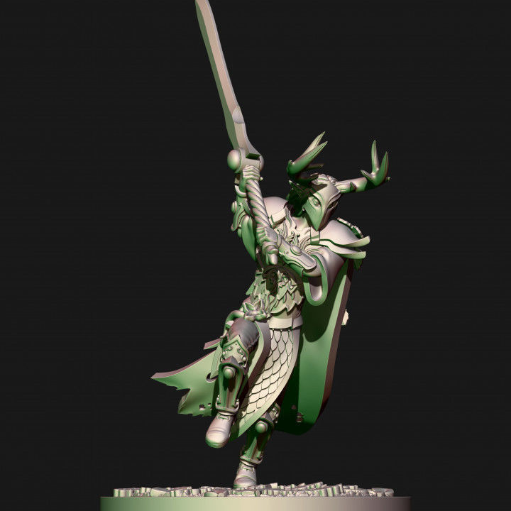 Wood elves Forest rangers 3D print model_16