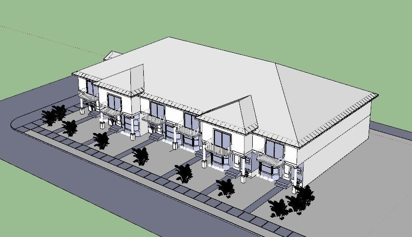 Town House 3D model_9