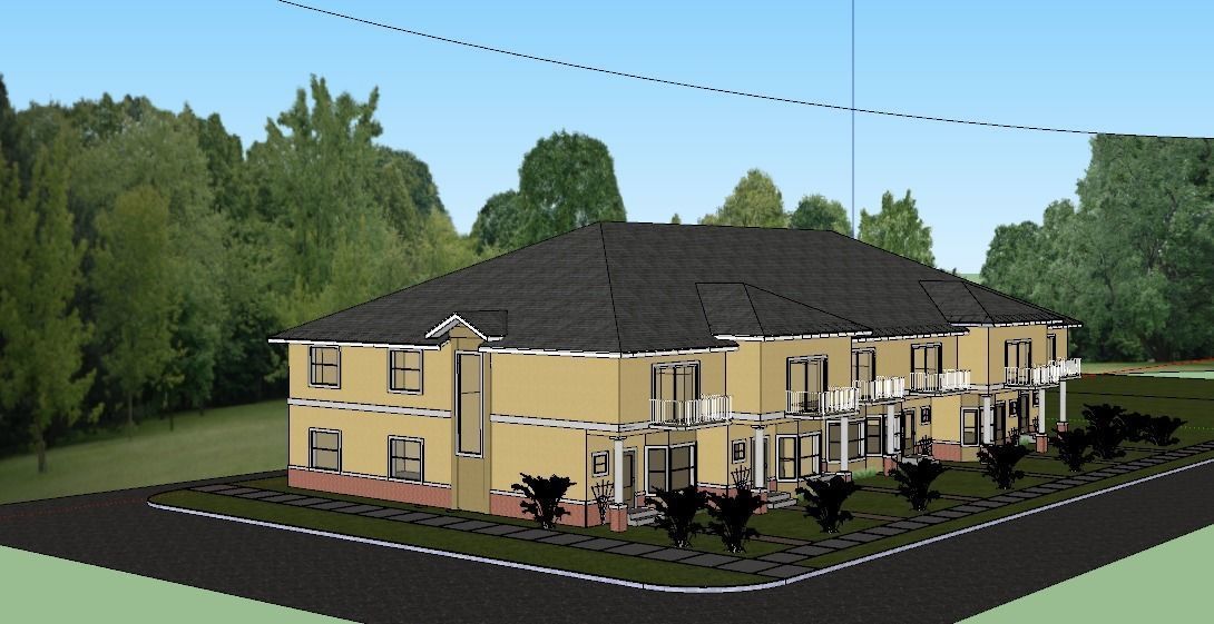 Town House 3D model_2