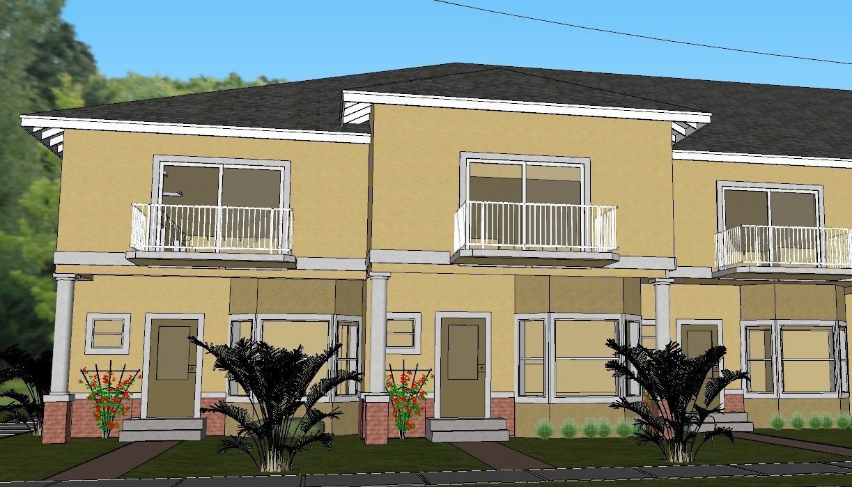 Town House 3D model_1